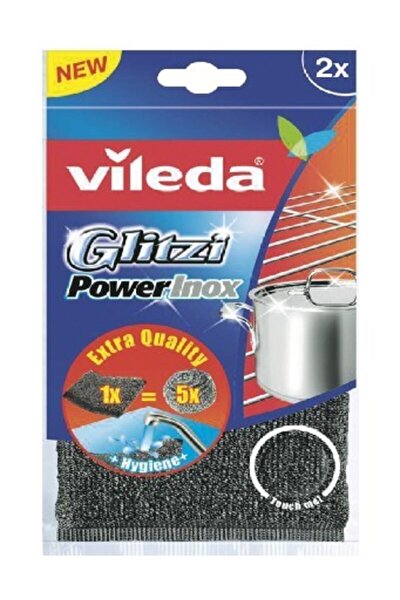 Glitzi Power Inox Çelik Bulaşık Teli 2'li