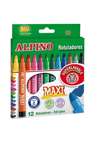 Maxi 12 Renk Keçeli Kalem