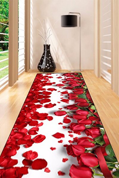 Else Hali 100x200 Else Hali Kirmizi Guller 3d 3 Boyutlu Dekoratif Modern Yolluklar Fiyati Yorumlari Trendyol