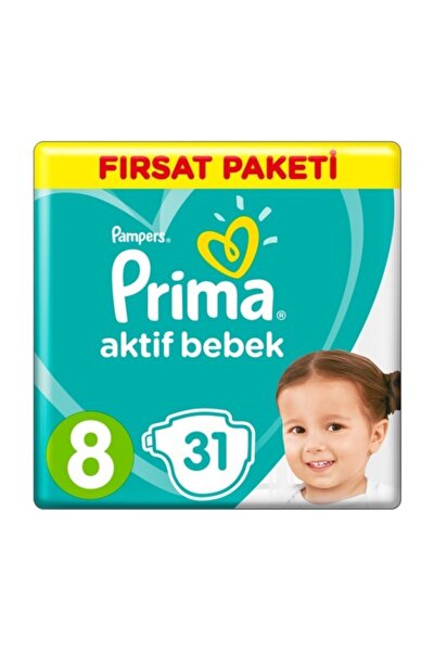 prima aktif bebek 8 numara xxl 31 adet fiyati yorumlari trendyol