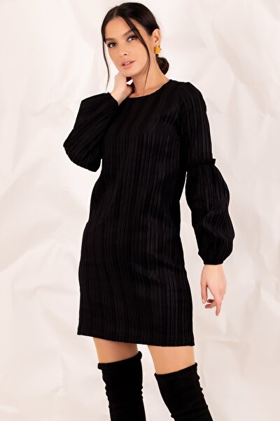 Kleid - Schwarz - A-Linie