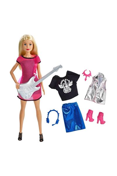 barbie rockstar bebek gdj34 lisansli sarkici barbie lisansli urun fiyati yorumlari trendyol