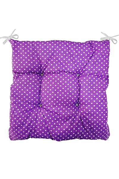 keven home puantiye desenli mavi dekoratif sandalye minderi bagcikli model 4 adet 40x40 cm fiyati yorumlari trendyol