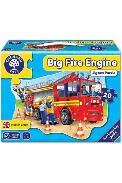 Big Fire Engine Puzzle Büyük Itfaiye Aracı 258