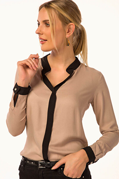 Hemd - Beige - Regular Fit