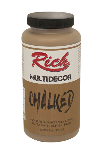 rich multi decor chalked akrilik boya 100ml 4584 sutlu kahve fiyati yorumlari trendyol