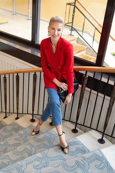 Blazer - Rot - Oversized