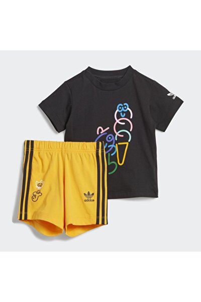 Adidas shorts and tshirt top