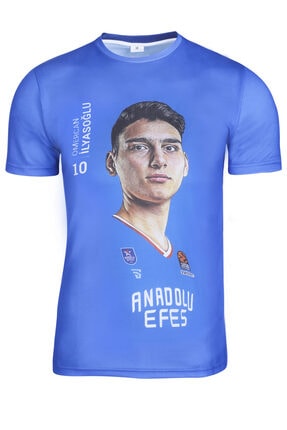 Sportive Anadolu Efes Ömercan İlyasoğlu Unisex Basketbol T-shirt TKE2020-ILYASOGLU