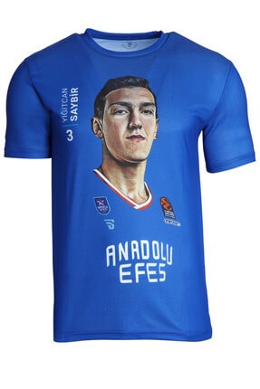 Sportive Anadolu Efes Yiğitcan Saybir Unisex Basketbol T-shirt TKE2020-SAYBIR