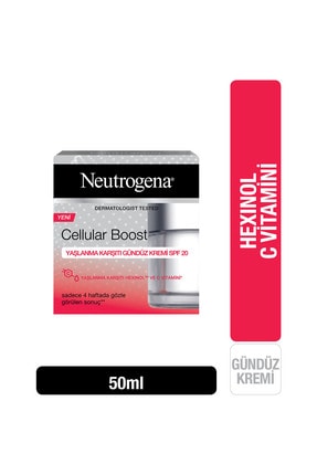 Neutrogena Cellular Boost Yaşlanma Karşıtı gündüz Kremi Spf 20 50Ml