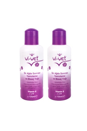 Vi-Vet 2 Adet Vivet Sir Ağda Sonrası Temizleme Ve Masaj Yağı 125 ml