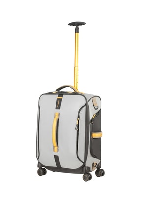 Samsonite Gri - Sarı Unisex Paradiver Light - 4 Tekerlekli Duffle Valiz 55 Cm 54019