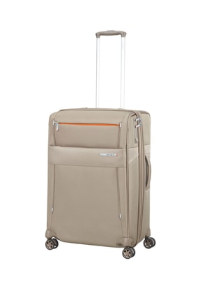 Samsonite Bej Unisex Duopack - 4 Tekerlekli Körüklü İki Bölmeli Büyük Boy Valiz 67Cm 53912