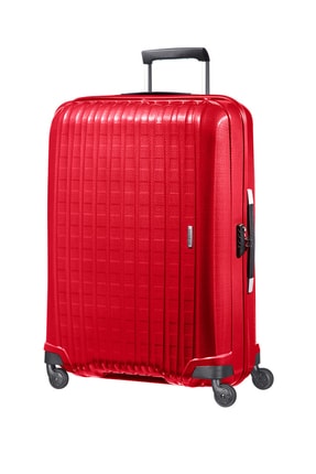 Samsonite Acı Kırmızı Unisex Chronolite - Büyük Boy Dört Tekerlekli Valiz 81 Cm 10993