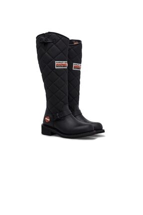 Harley Davidson LACONİA HI646 KADIN BOT - 025G100074-BLACK YAĞLI DERİ