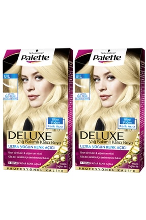 Schwarzkopf 2’li Palette Deluxe Ultra Yoğun Renk Açıcı, Sarı Renk Aktifleştirici - Yağ Bakımlı Kalıcı Saç Boyası