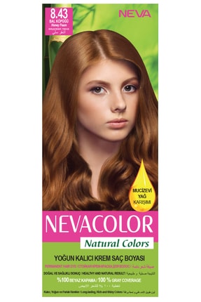 Neva Color Natural Colors 8.43 Bal Köpüğü - Kalıcı Krem Saç Boyası Seti