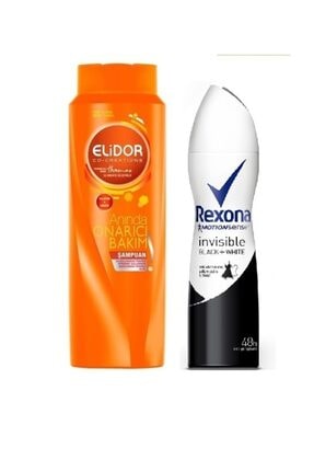Rexona Invisible Balck & White 150 Ml + Elidor Onarıcı Şampuan 185 Ml