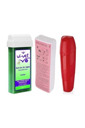 Vi-Vet Vivet Azulen Kartuş Ağda + 100 Adet Ağda Bezi + Kutulu Set 712668