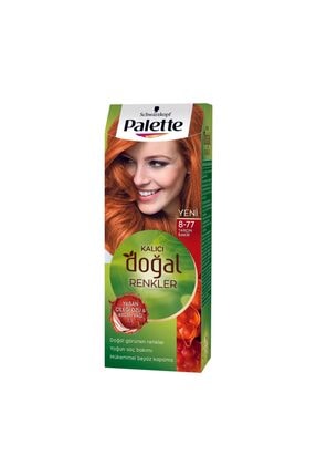 Schwarzkopf Palette Saç Boyası Kalıcı Doğal Renkler 8-77 Tarçın - Bakır 3838824346779