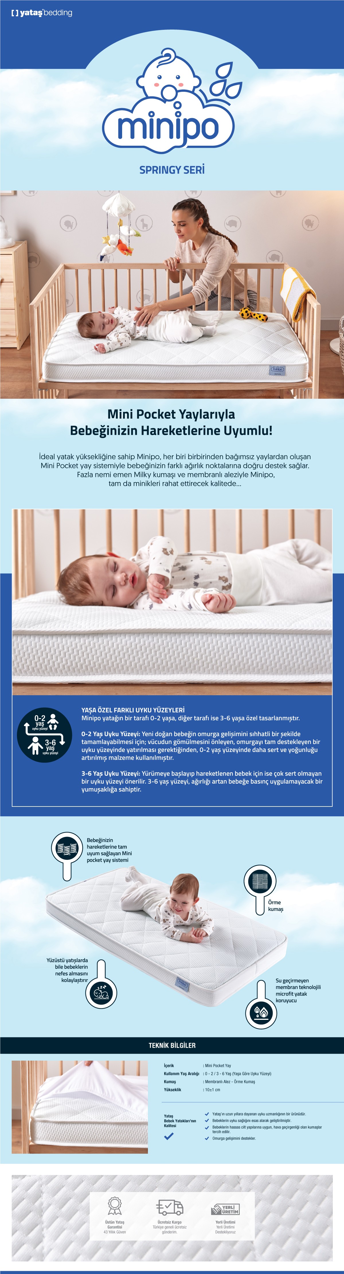 Juno Bebek Yatak Yatas Bedding