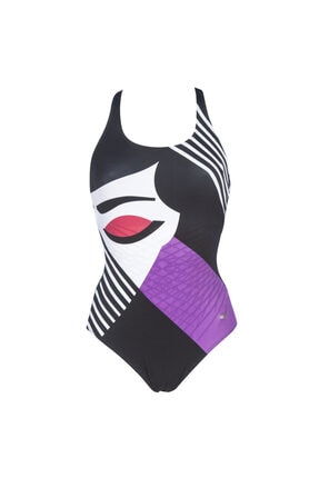 Arena Kadın Siyah W Aika Cradle Back One Piece Yüzücü Mayo 002939505