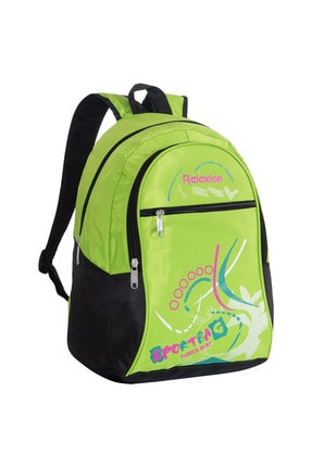 Relaxion Açık Yeşil Unisex Günlük Seyahat Spor Okul Sırt Çantası Hcrlx5055
