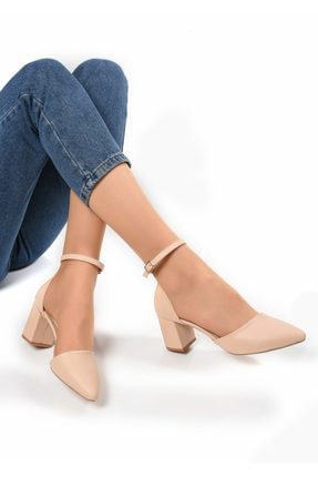 Sapin SAPİN KADIN STILETTO KARNI YARIK BİLEKTEN BANTLI TOPUKLU AYAKKABI 22053