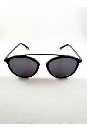 Police Idol Spl496 Siyah Yuvarlak Tasarım Metal Çerçeve Unisex Güneş Gözlüğü