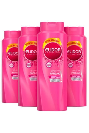Elidor 2 Si 1 Arada Güçlü Ve Parlak Saç Bakım Şampuanı 650ml X3 Avantaj Paketi