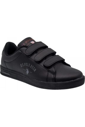 U.S Polo Assn. U.s Polo Assn. Sınger Siyah Cırtlı Erkek-kız Çocuk Sneaker Spor Ayakkabı