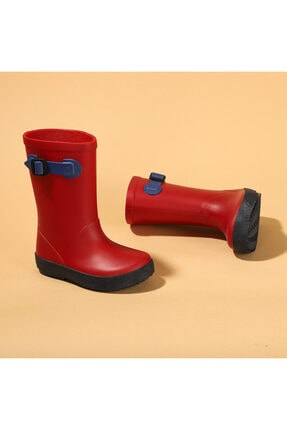 IGOR Unisex Çocuk Kırmızı Su Geçirmez Yağmur Kar Çizmesi W10113