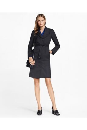 Brooks Brothers Kadın Siyah Beyaz İnce Çizgili Ceket Elbise 1-00086791
