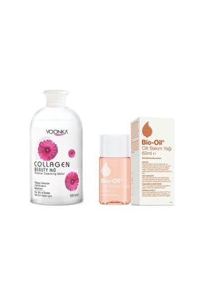 Bio Oil Antı Age Etkili Cilt Bakım Yağı 60 Ml+collagen Beauty Mıcellar Su 500 Ml