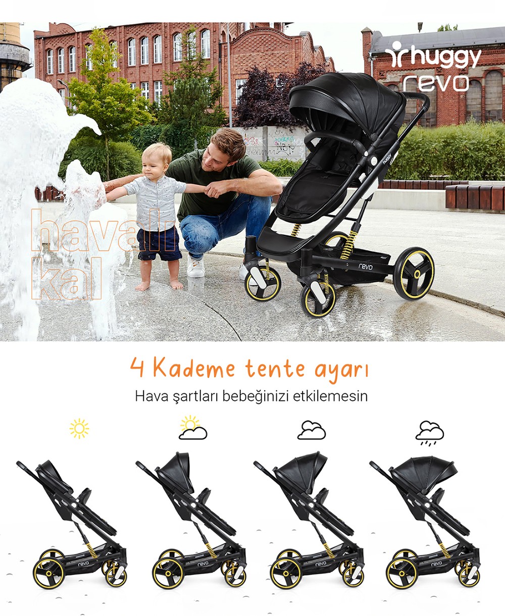 Huggy Bej Revo 5 In 1 Travel Kahve Bebek Arabası Trendyol