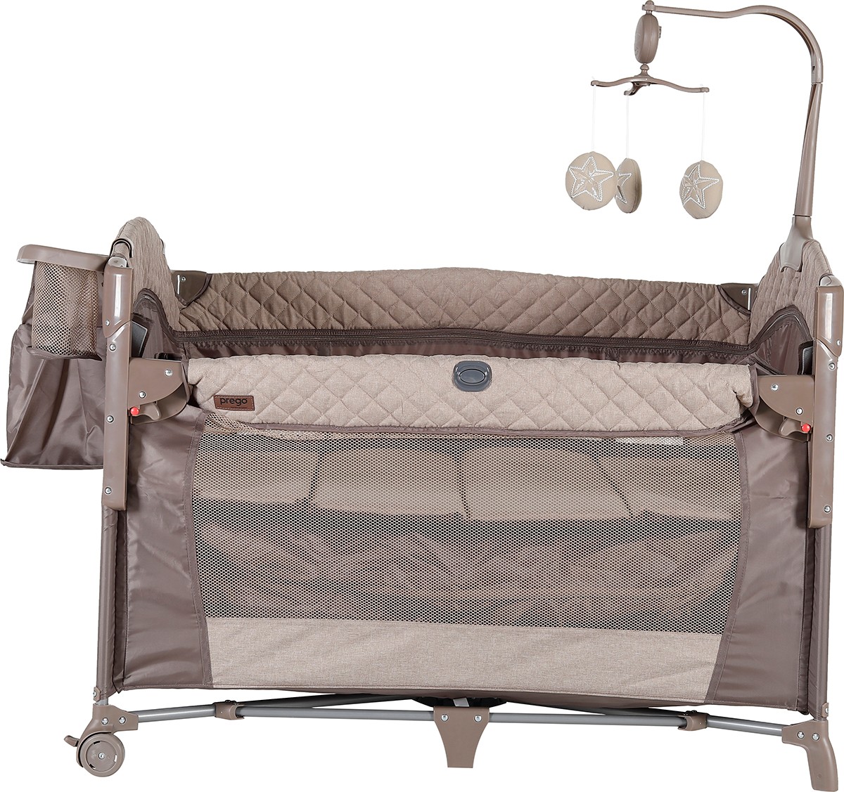 Prego 8023 Miami 70x110 Anne Yanı Beşik Oyun Parkı Yatak