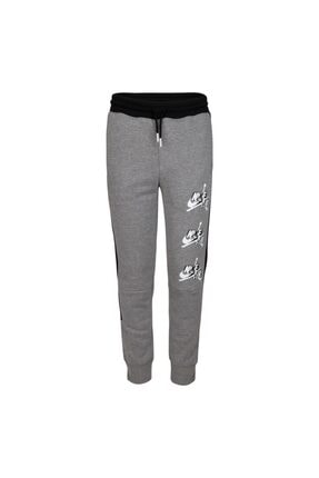 Nike Unisex Çocuk Gri Jorden Jdb Jumpman Classıc Flce Eşofman Altı