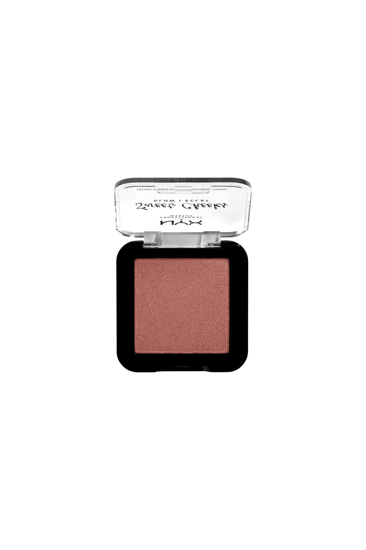 NYX Professional Makeup Işıltı Veren Allık - Sweet Cheeks Creamy Powder Blush Glow - Totally Chill 800897191917