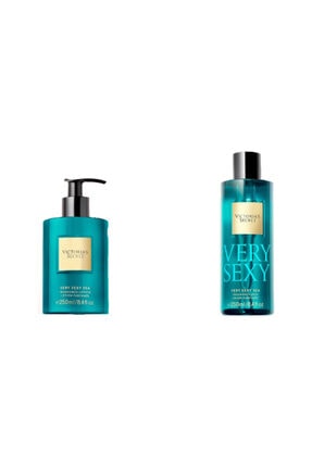 Victoria's Secret Kadın Very Sexy New Collection Sea 250 ml Vücut Losyonu Ve Vücut Spreyi Seti