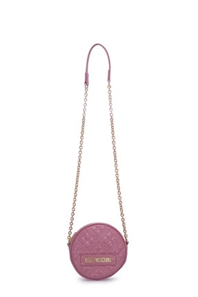Moschino Kaıdn Pudra Logo Baskılı Ayarlanabilir Zincir Omuz Askılı ÇantaJc4003pp1bla0621