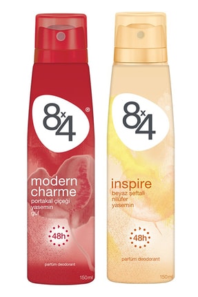8x4 Modern Charme Deodorant Kadın 150 ml + Inspire Deodorant Kadın 150 ml