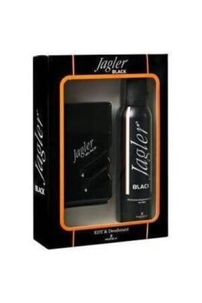 Jagler Orıjınal Black Erkek Edt Parfüm 90 Ml + Deo 150 Ml 2'li Set Yeni Ürün