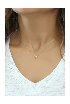 Azuris Silver Azuris 925 Ayar Omr1319 Gümüş Üç Boyutlu Harf Kolye