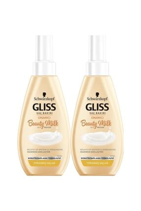 Gliss Schwarzkopf Saç Onarıcı Beauty Milk Süt Proteini 150 Ml. 2'li (yıpranmış Saçlar)