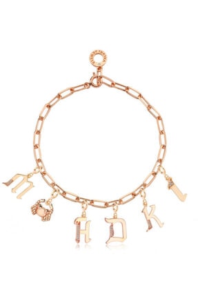 Valori Jewels Kadın 925 Ayar Gümüş Karışık Semboller Swarovski Zirkon Taşlı Charm Bileklik