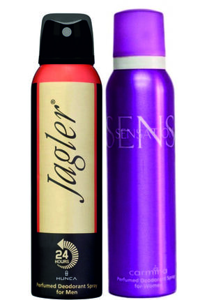 Jagler Erkek Deodorant 150 ml. + Sensation Bayan Deodorant 150 ml.