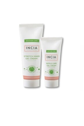 Incia E Vitamini Içeren Karın Çatlak Jeli 75 ml Göğüs Ucu Bakım Jeli 30 ml