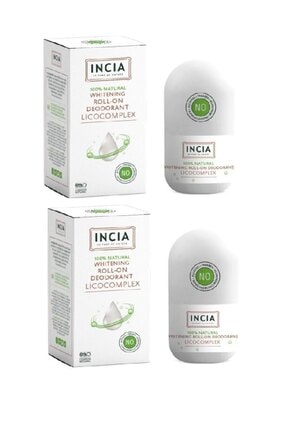Incia Beyazlatıcı Etkili Roll On 50 ml - Koltuk Altı Kararmalarına Karşı X2 Adet