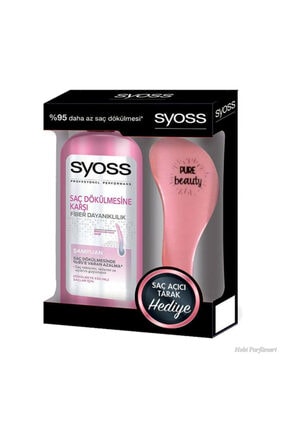 Syoss Saç Dökülmesine Karsi Sampuan 550 ml + Saç Açici Tarak Set